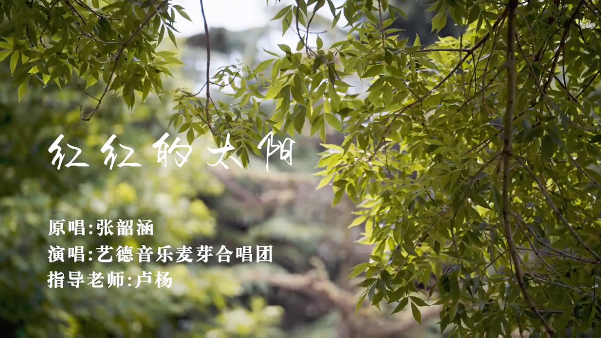 《红红的太阳》儿童声乐MV #日照少儿声乐 