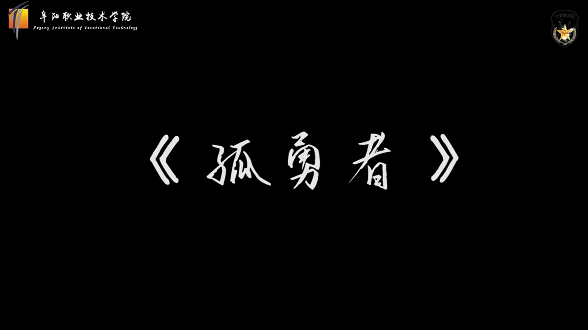 阜阳职业技术学院《孤勇者》